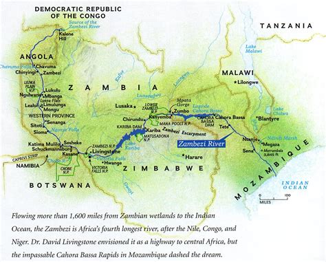 Benefits of using MAP Zambezi River On A Map